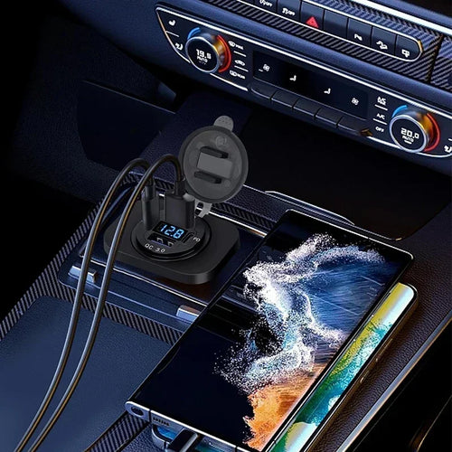Cargador Rápido DriveNova 117W USB-C + USB